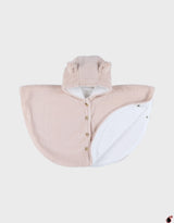 Poncho Hiver Rose