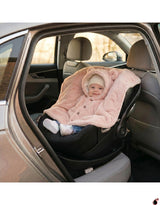 Poncho Hiver Rose