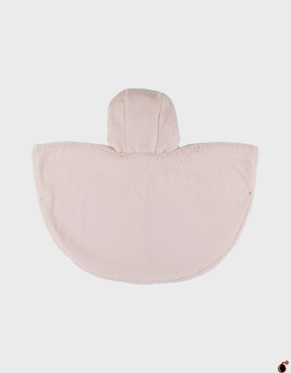Poncho Hiver Rose
