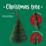 Sapin de Noël pliable en papier - CHRISTMAS