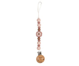° Attache-sucette  FLOWER PINK - emporté °