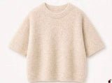 Pull manches courtes BEIGE