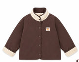 Veste moumoute REVERSIBLE Chocolat