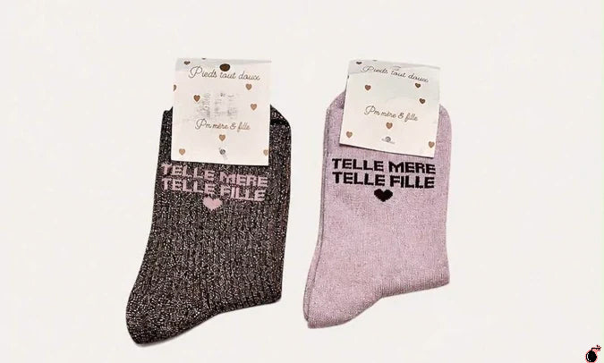 Chaussettes à paillettes TELLE MERE TELLE FILLE