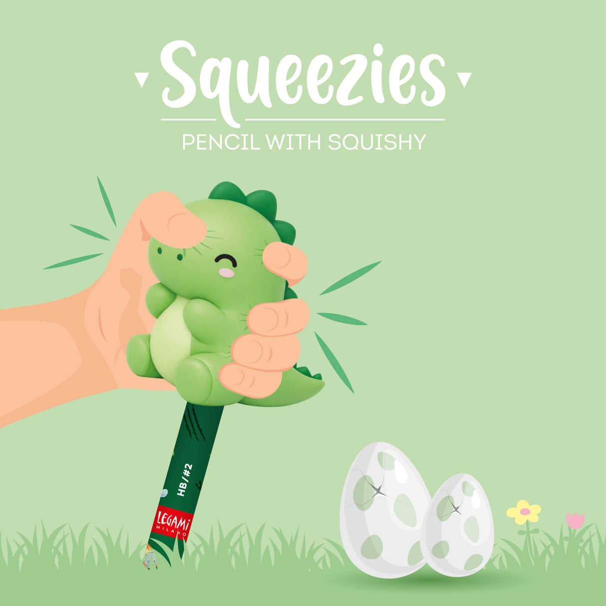 Crayon SQUEEZIES - Dino