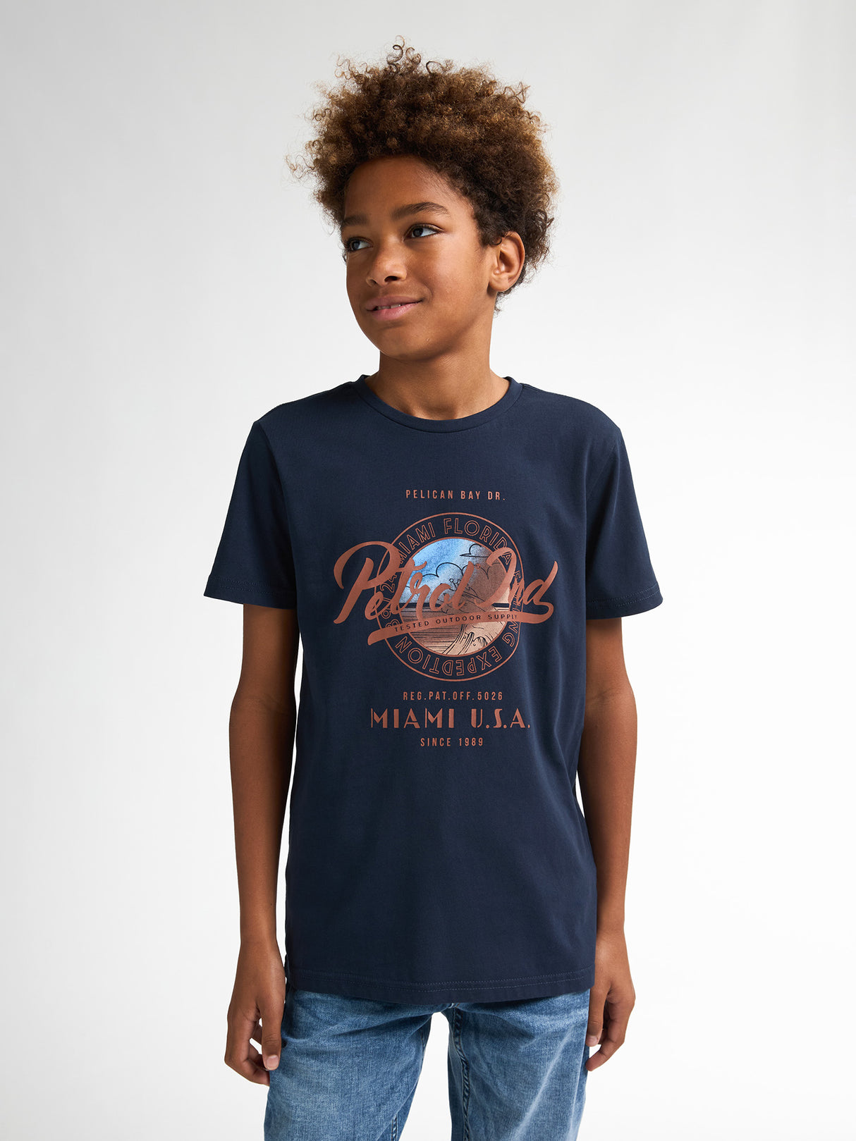 T shirt Michael Bleu