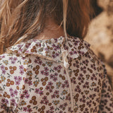 Maillot Taïs fleuri lila
