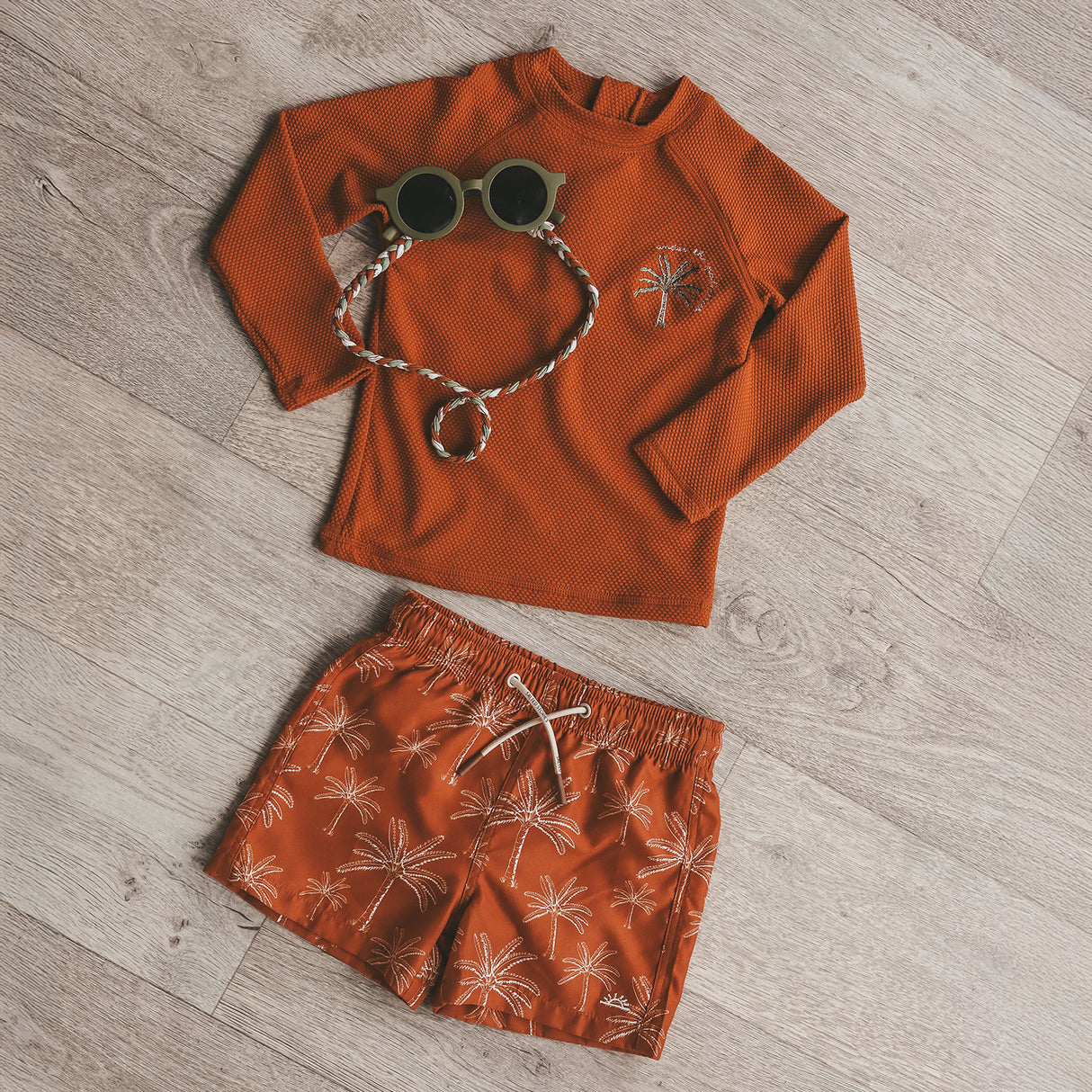T-shirt anti UV / Maillot Myron rouge