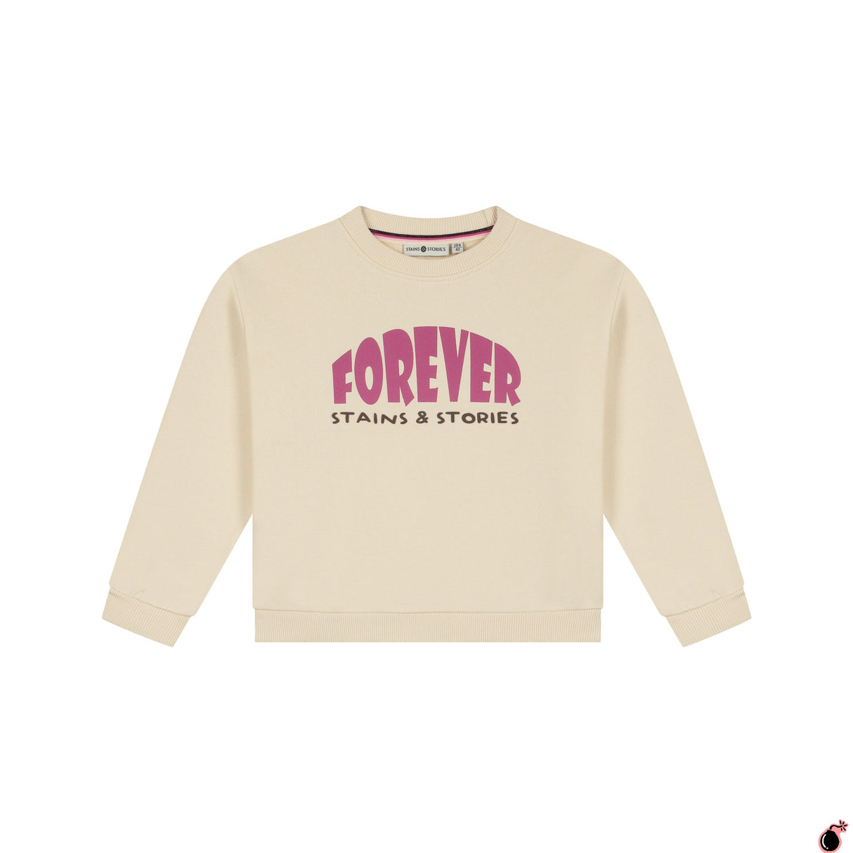 Sweat Fleur Crème