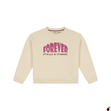 Sweat Fleur Crème
