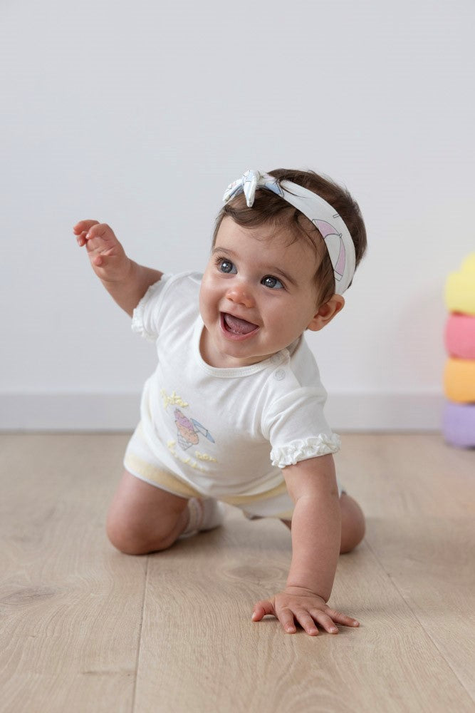 T shirt Sunshine Blanc