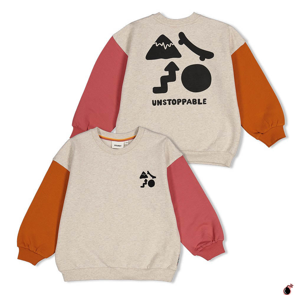 Sweat Montagne Blanc cassé