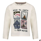 T shirt Rock Blanc