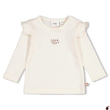 T shirt Love Blanc