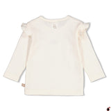 T shirt Love Blanc