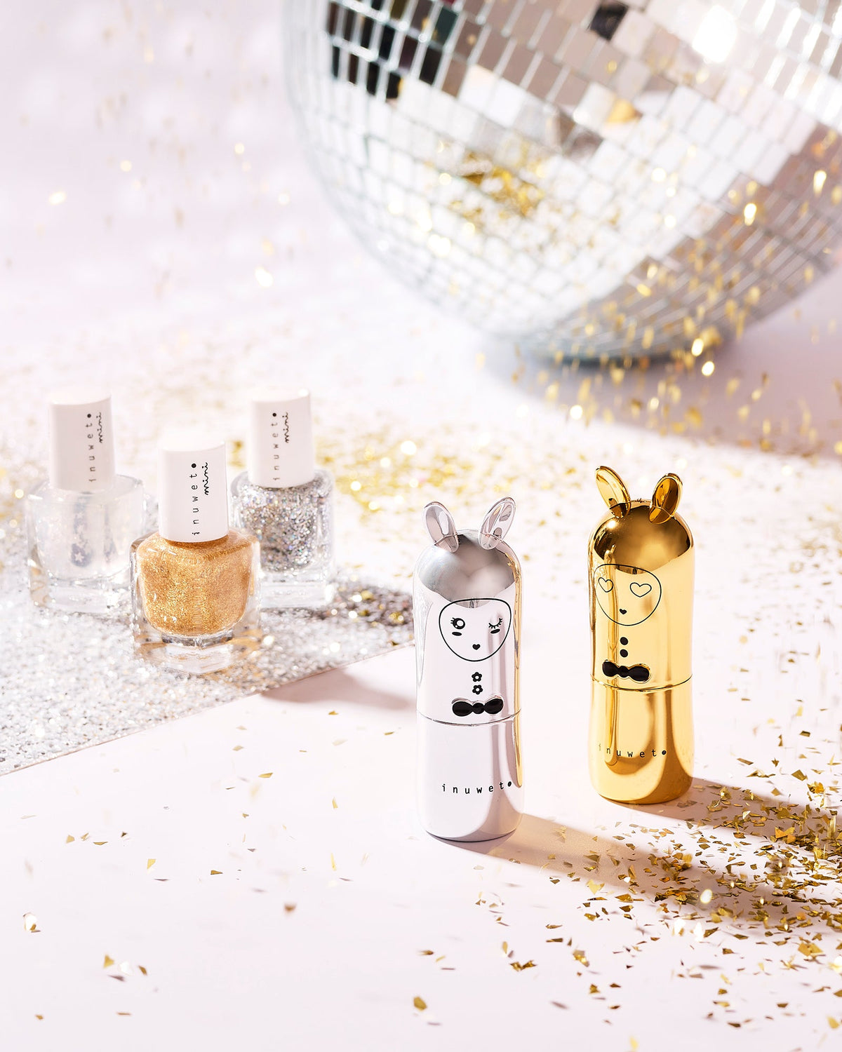 Vernis à l'eau or - Parfum papaye