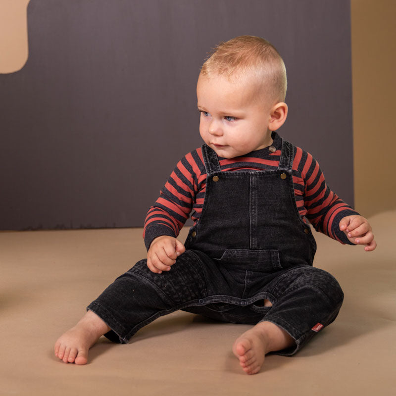 Body bébé garçon de 0 mois à 18 mois BESS - Rouge - Stripebody – Les P'tits  Canons