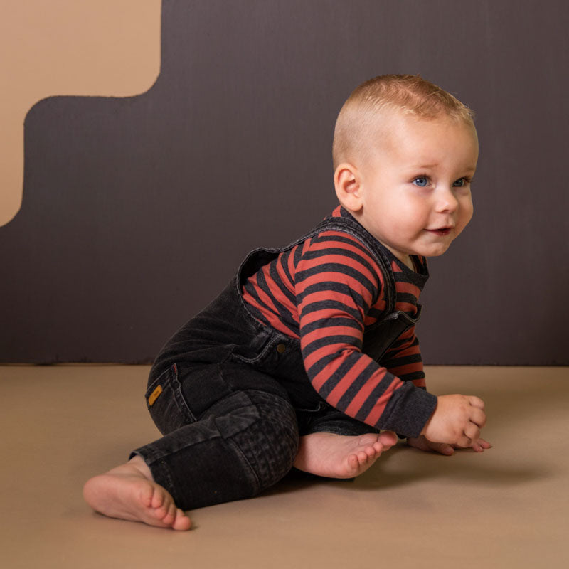Body bébé garçon de 0 mois à 18 mois BESS - Rouge - Stripebody – Les P'tits  Canons