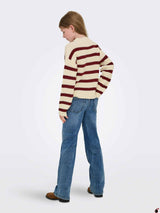 Pull JUSTY Bordeaux