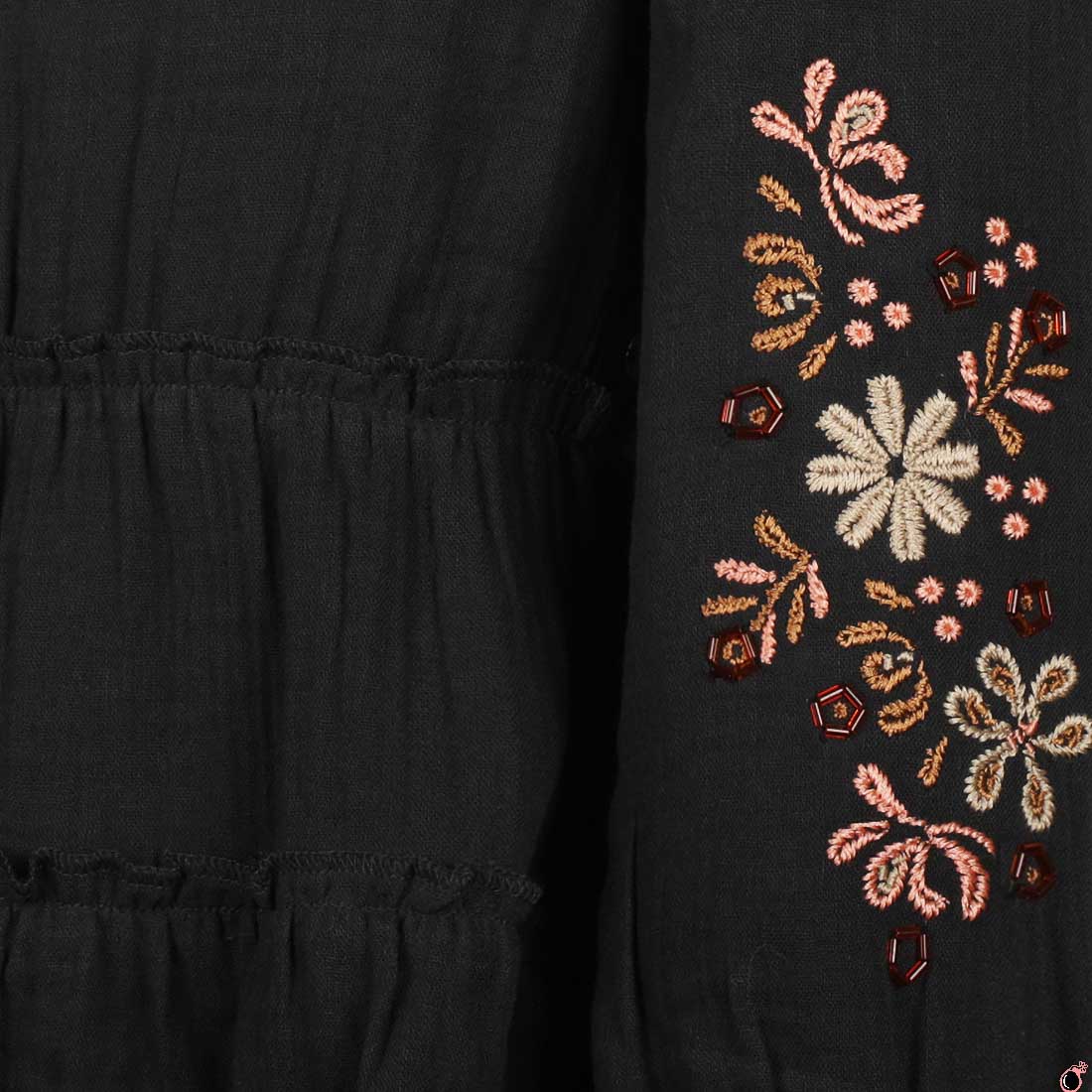 Robe Fleur Noir