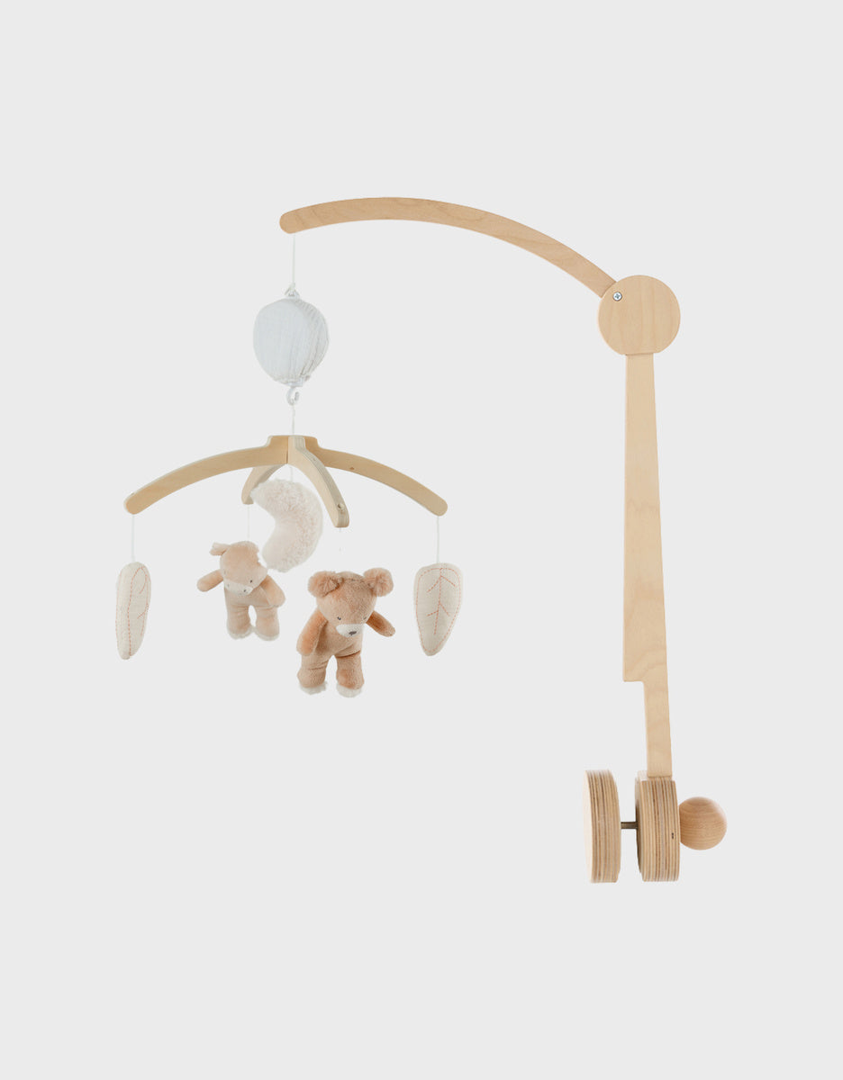 ° Mobile musical avec bras en bois – Lily & Fluffy °- emporté