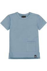 T-Shirt STAUBBLAU
