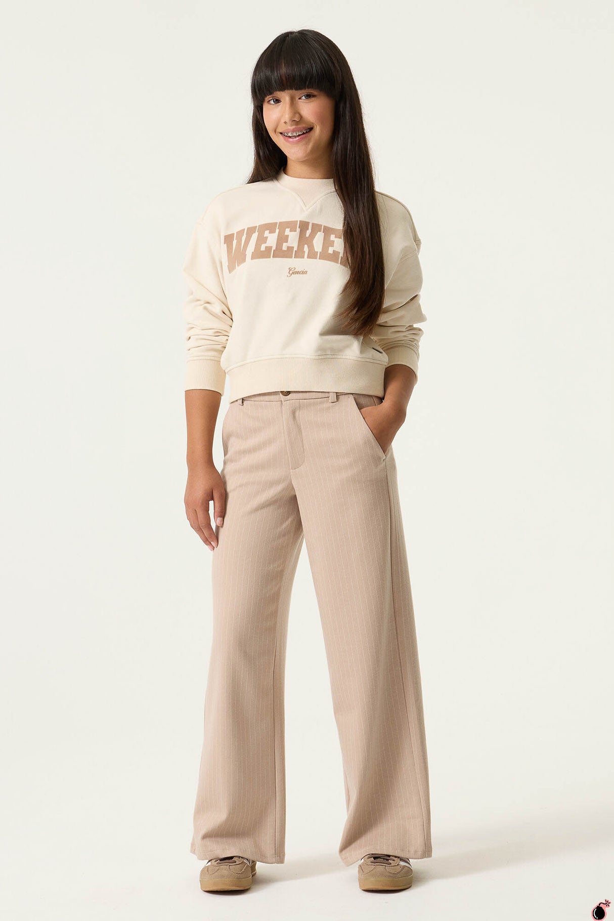 Pantalon Noemi Marron