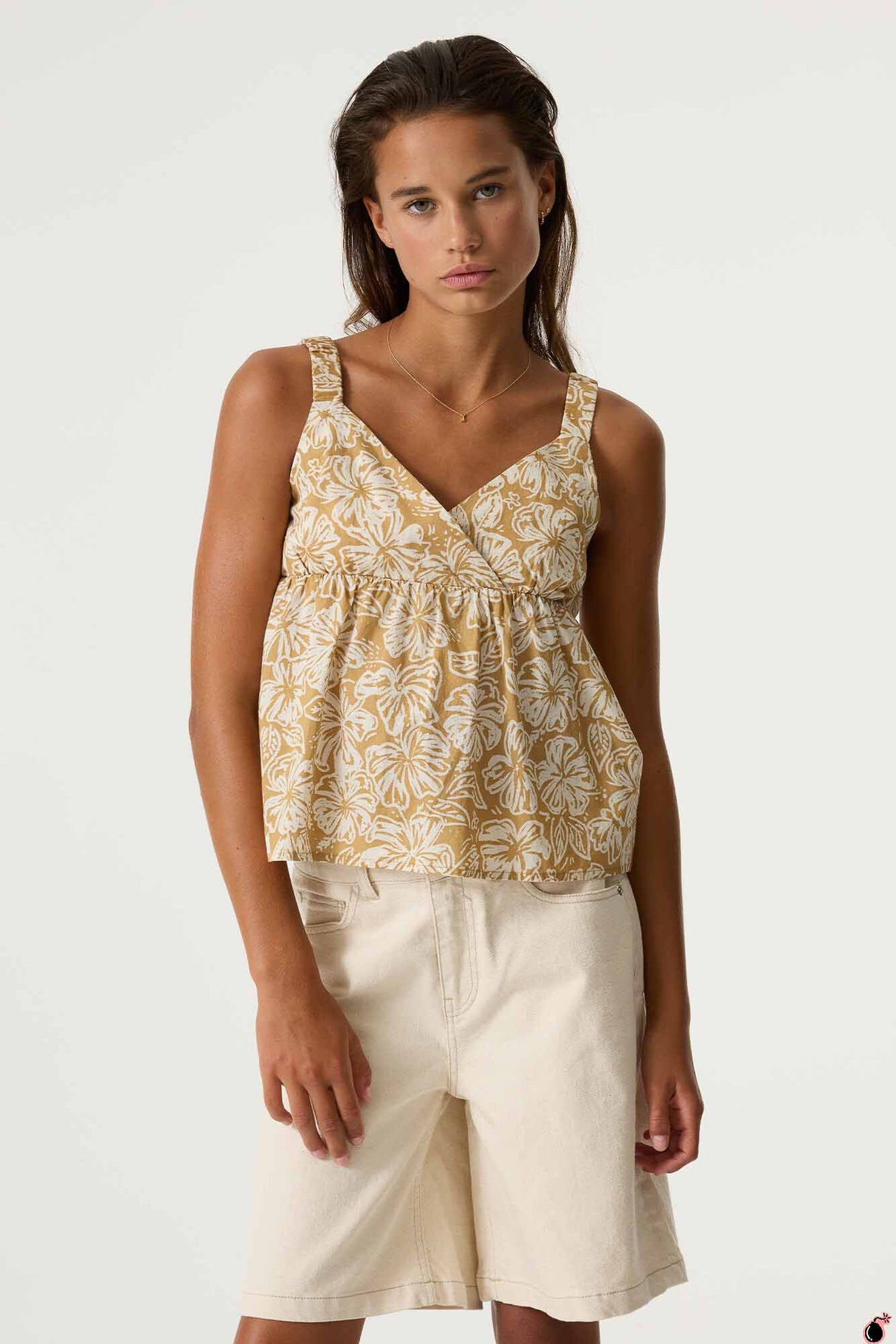 T shirt Giorgia Marron