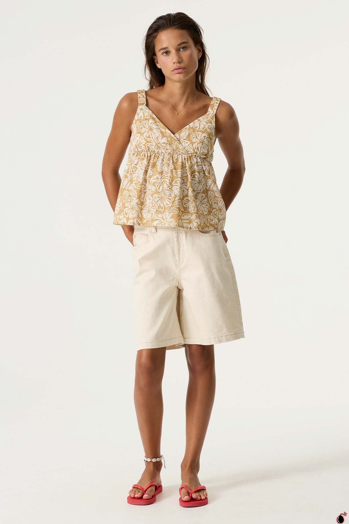 T shirt Giorgia Marron