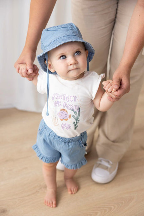 Short Summer Bleu jeans