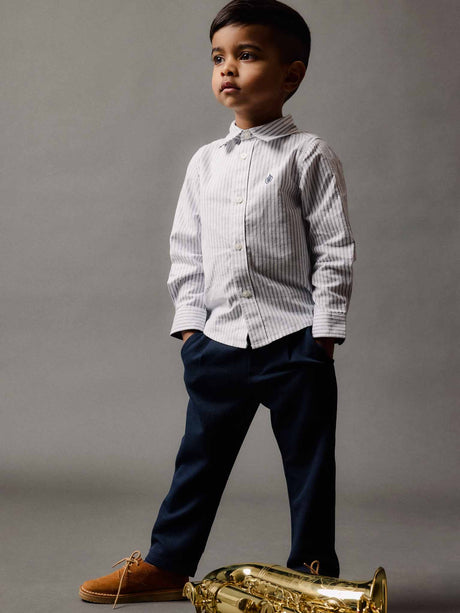ROBINO Broek Blauw