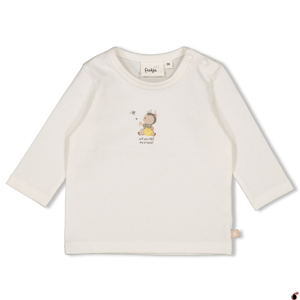 T shirt Honey Blanc