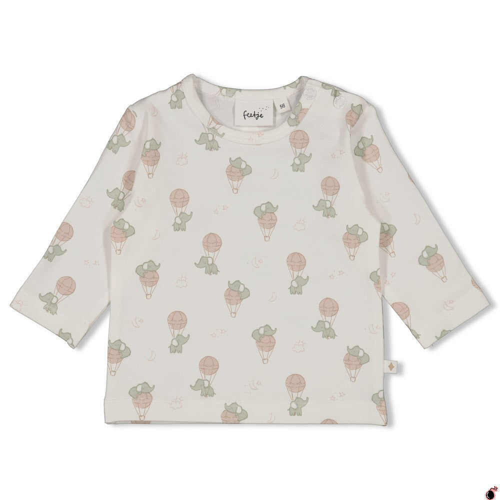 T shirt Elephant Blanc