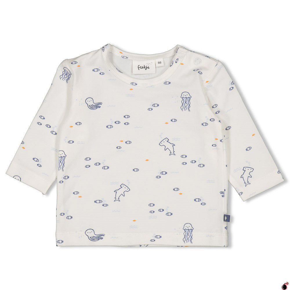 T shirt Ocean Blanc