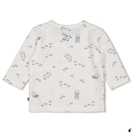 T shirt Ocean Blanc