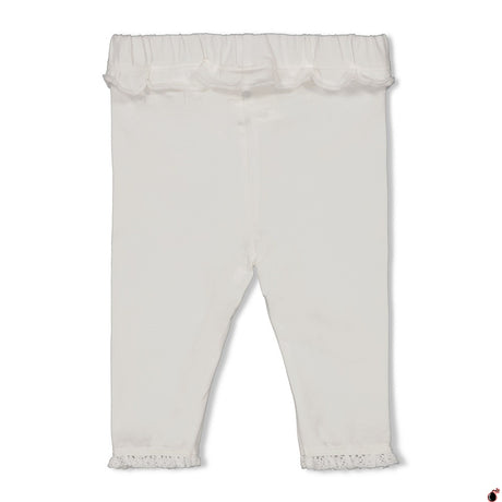 Legging Flower Blanc