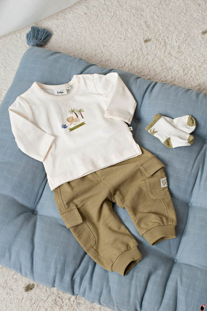 T shirt Safari Blanc