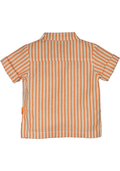 Blouse Striped Orange