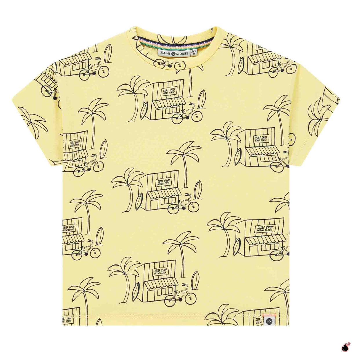 T shirt Theodore Jaune