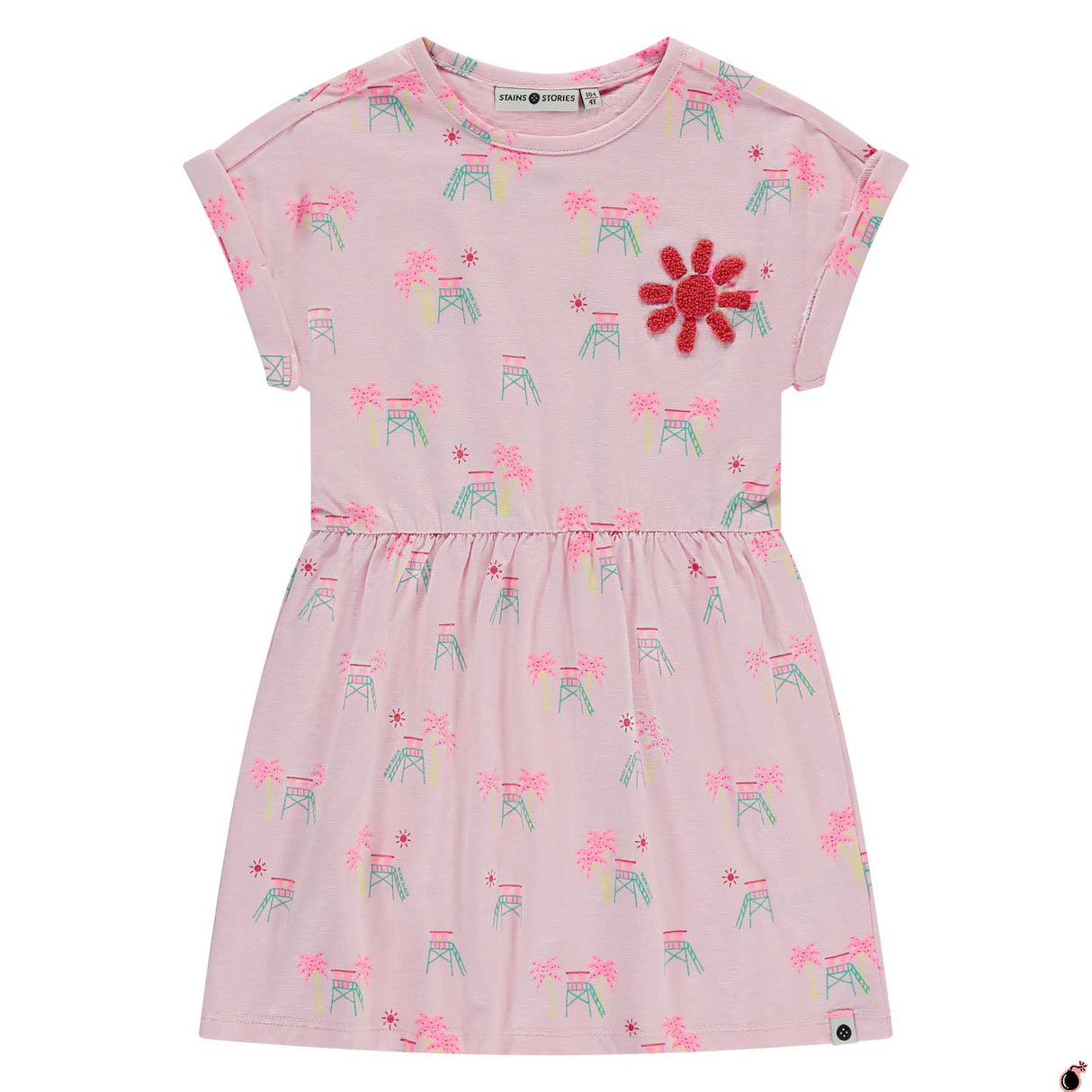 Robe Daphne Rose Poudré