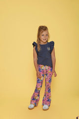 T shirt Rolling Bleu