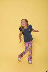 T shirt Rolling Bleu