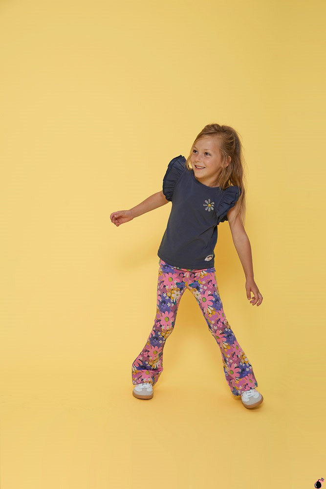 T shirt Rolling Bleu