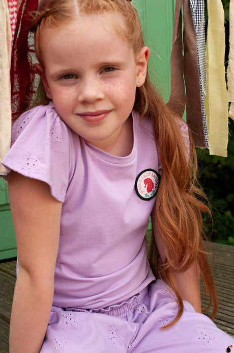 T shirt Lazy Violet