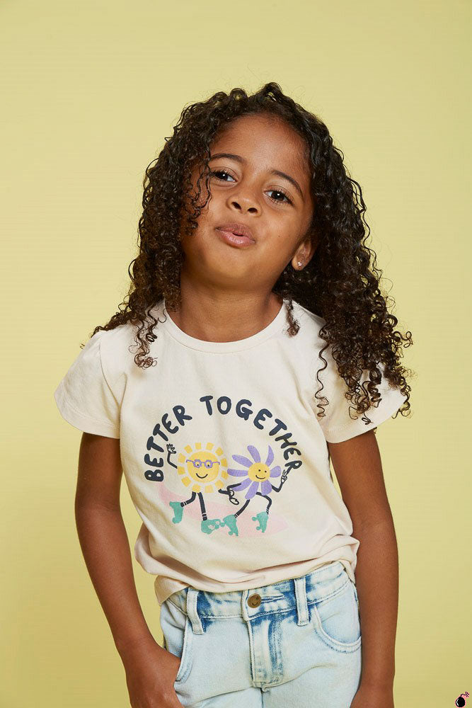 T shirt Rolling Blanc