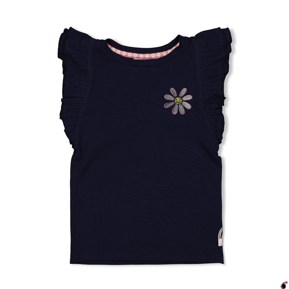 T shirt Rolling Bleu