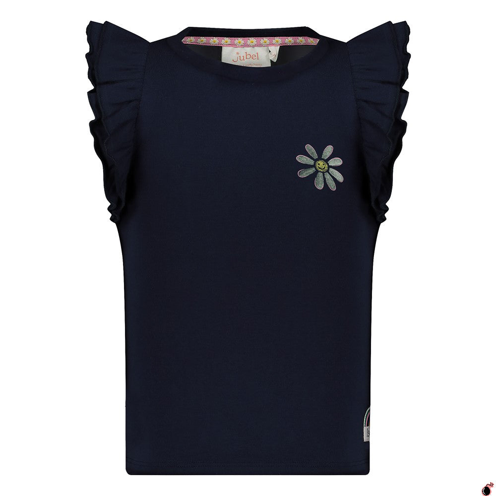 T shirt Rolling Bleu