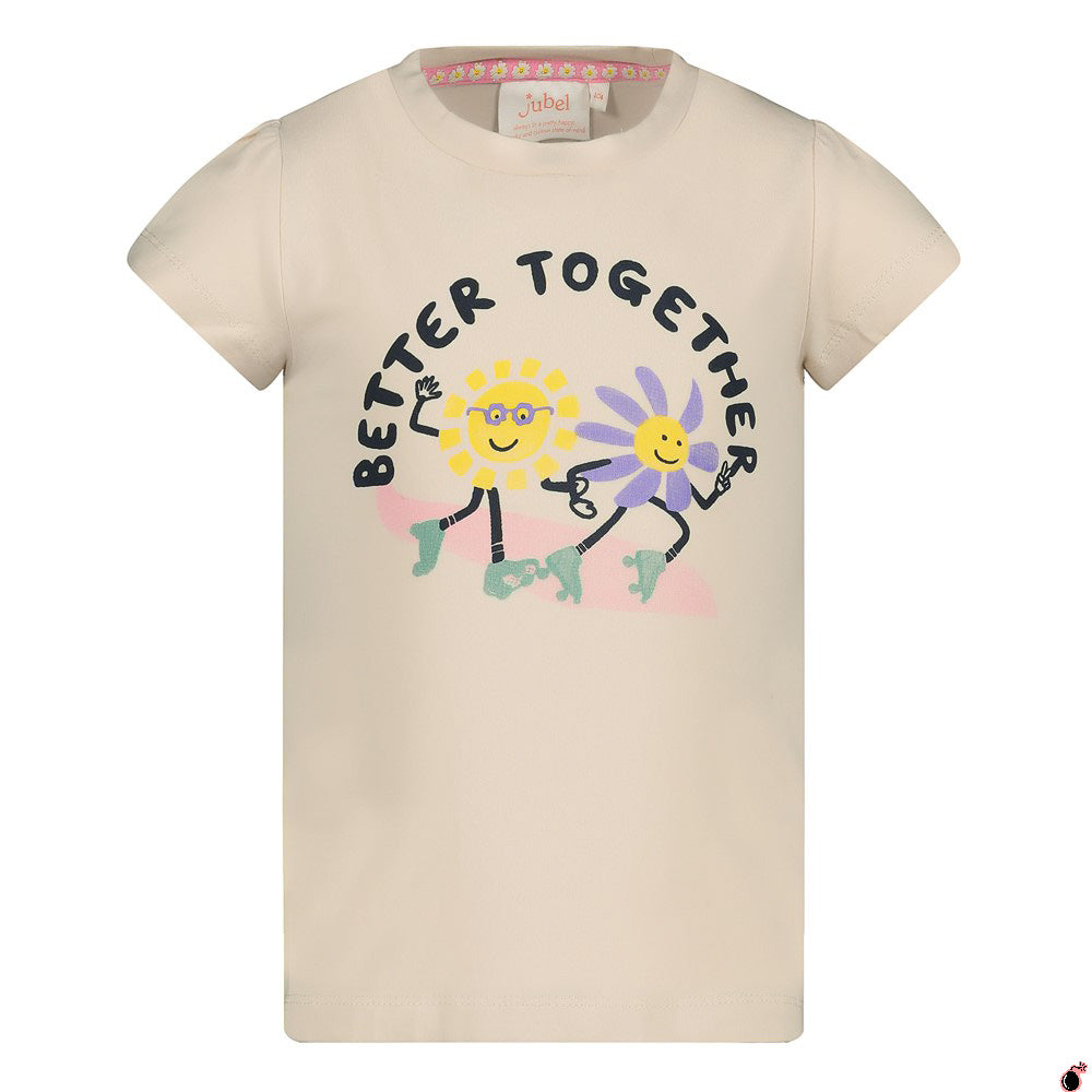 T shirt Rolling Blanc