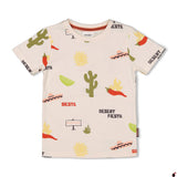 T shirt Desert Blanc