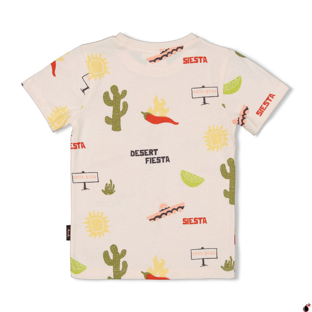 T shirt Desert Blanc